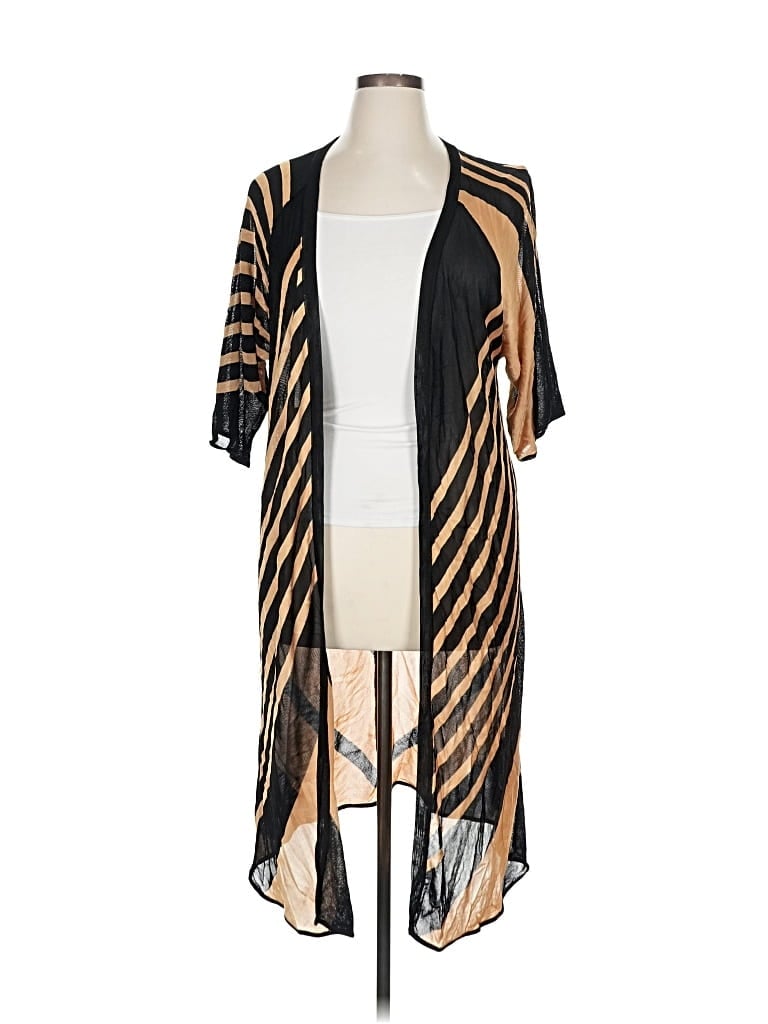 Pre-owned Chico's Cardigan Sweater In Black