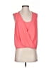 BCBGMAXAZRIA 100% Polyester Orange Sleeveless Blouse Size XS - photo 1