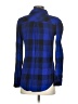Rails 100% Rayon Plaid Blue Long Sleeve Button-Down Shirt Size XS - photo 2
