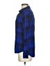 Rails 100% Rayon Plaid Blue Long Sleeve Button-Down Shirt Size XS - photo 5