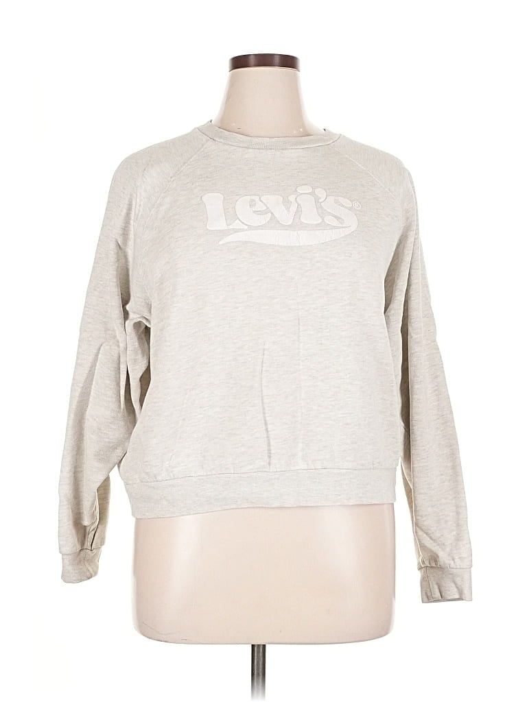Pre-owned Levi's Sweatshirt In Silver