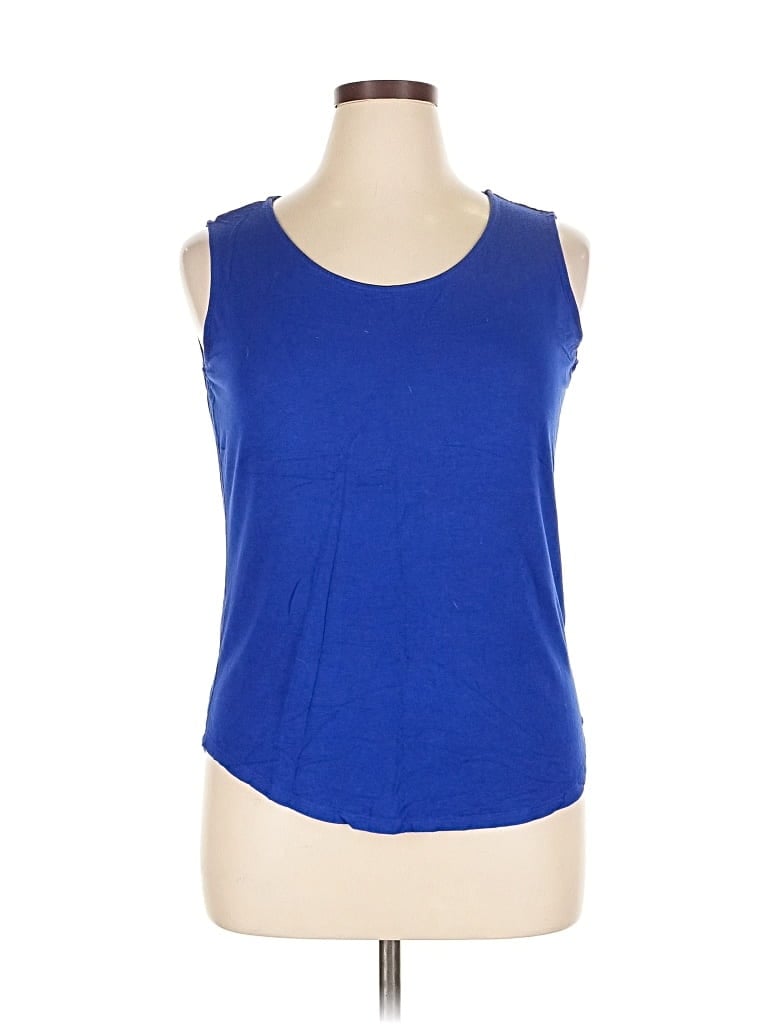 Pre-owned Calvin Klein Sleeveless T-shirt In Blue