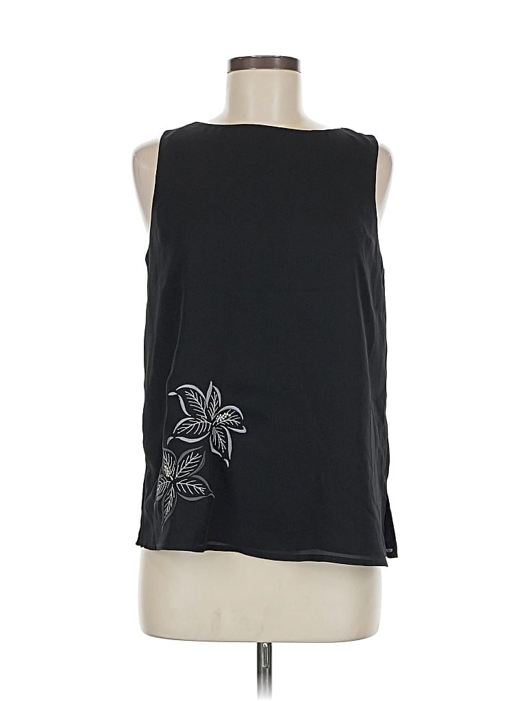 Pre-owned Josephine Chaus Sleeveless Blouse In Black