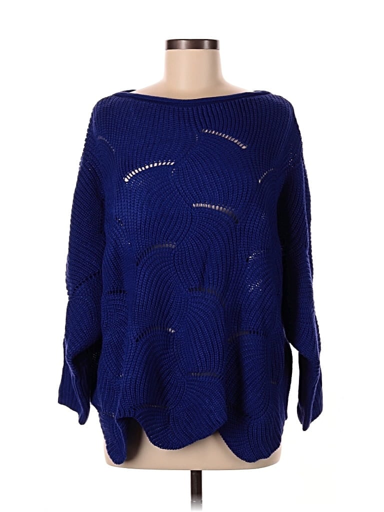 Pre-owned Unbranded Pullover Sweater In Blue