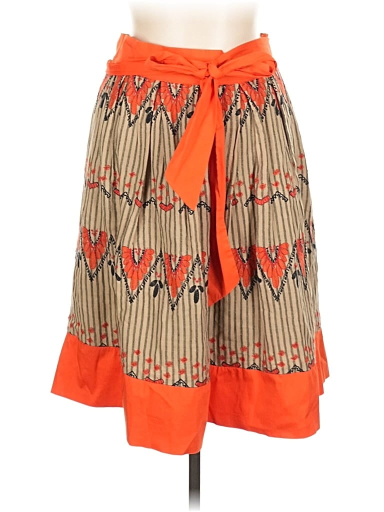 Pre-owned Eva Franco Casual Skirt In Orange