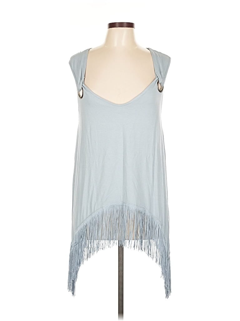 Pre-owned Venus Sleeveless Top Blue Scoop Neck Tops