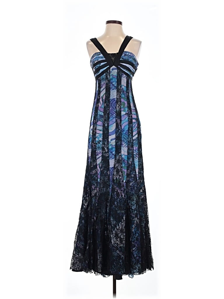 Pre-owned Alberto Makali Cocktail Dress In Blue