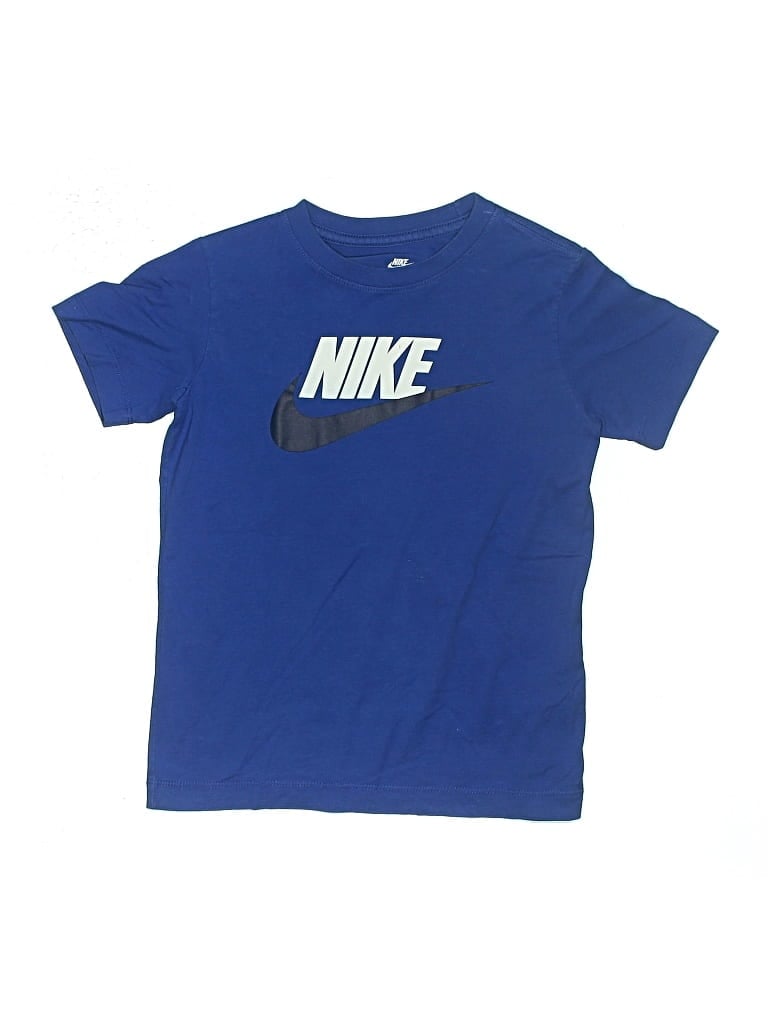 Pre-owned Nike Kids' Short Sleeve T-shirt In Blue