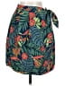 Molly Bracken 100% Polyester Tropical Green Casual Skirt Size S - photo 1