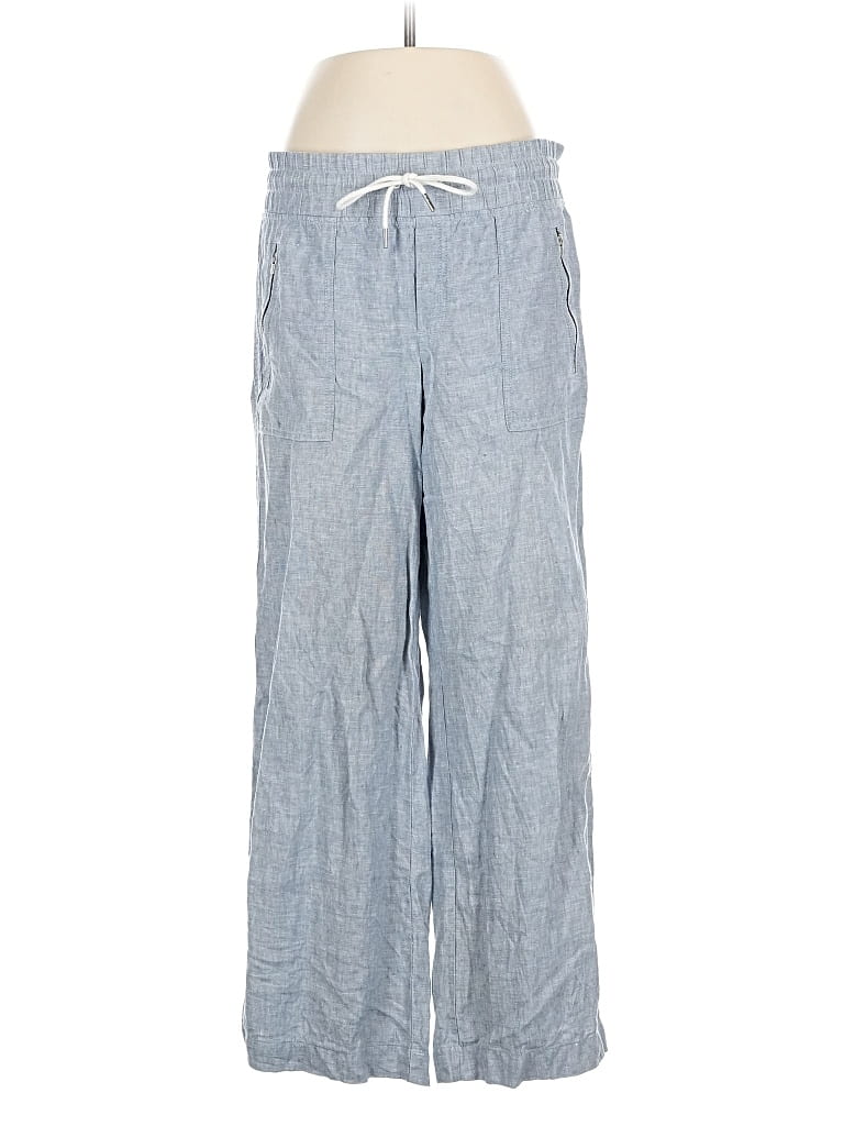 Pre-owned Athleta Linen Pants In Blue