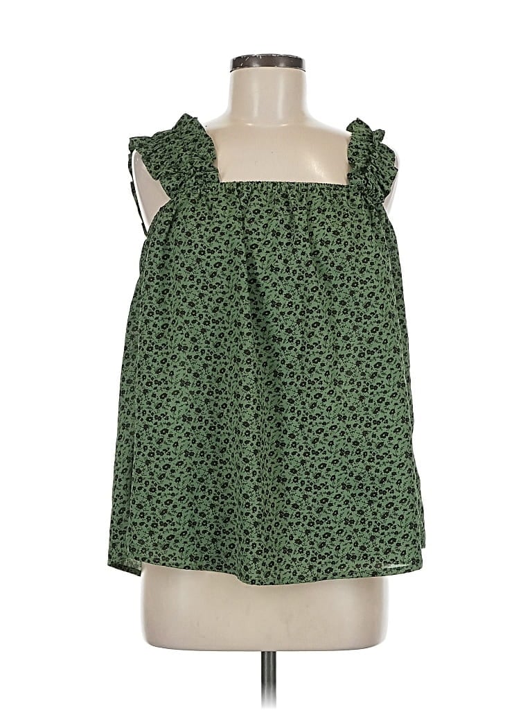 Pre-owned Prettygarden Sleeveless Blouse In Green