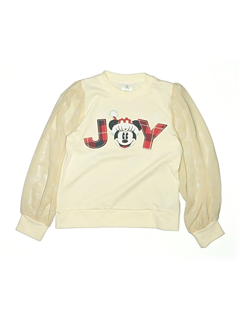 Pre-owned Disney Kids' Sweatshirt In White