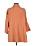 L Space 100% Rayon Orange 3/4 Sleeve Button-Down Shirt Size XS - photo 2