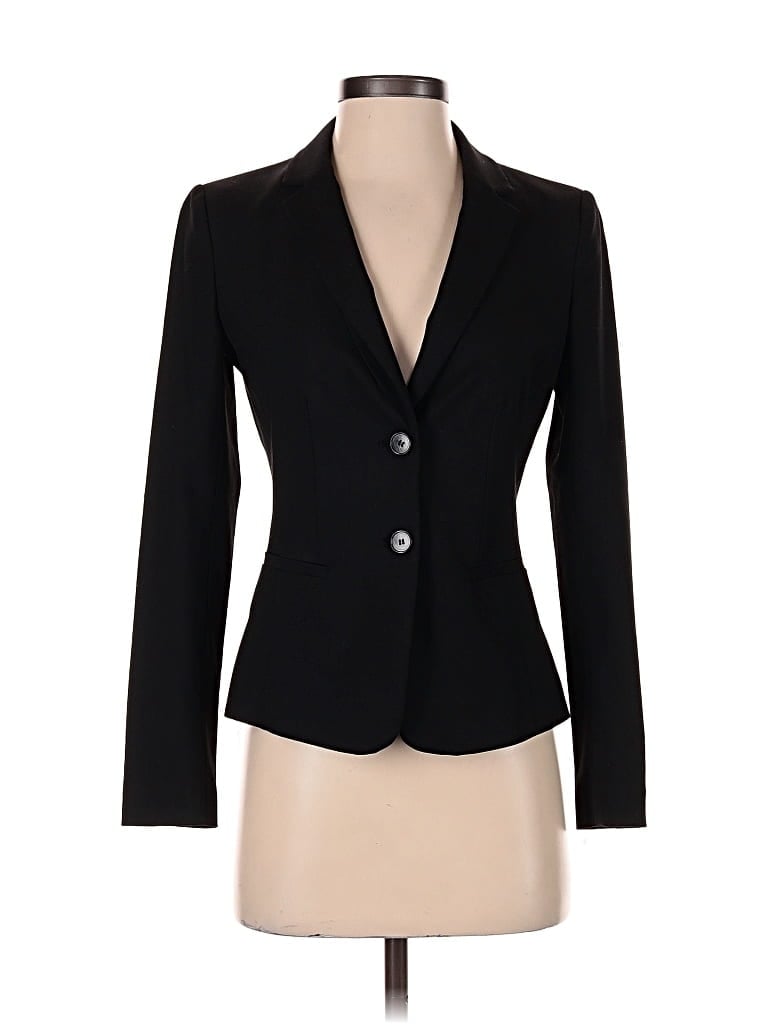 Pre-owned Ann Taylor Blazer Jacket In Black