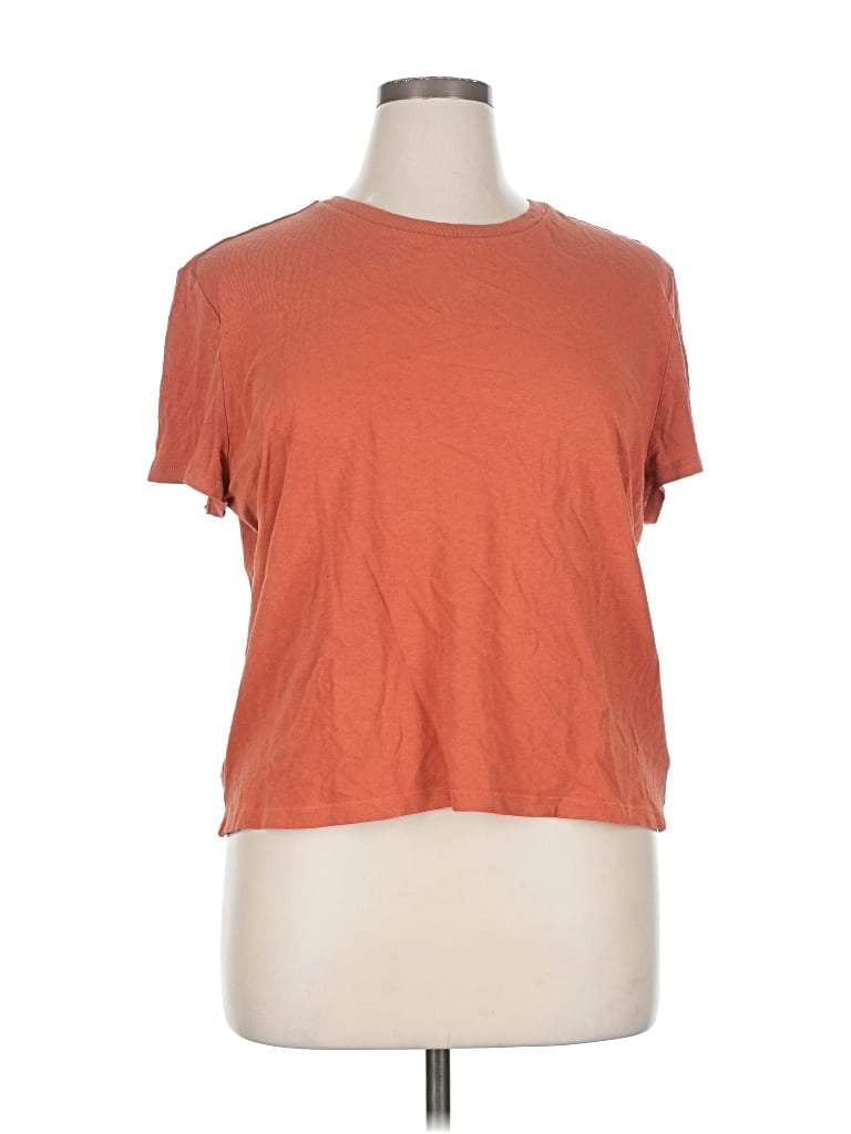 Pre-owned Gap Short Sleeve T-shirt In Orange