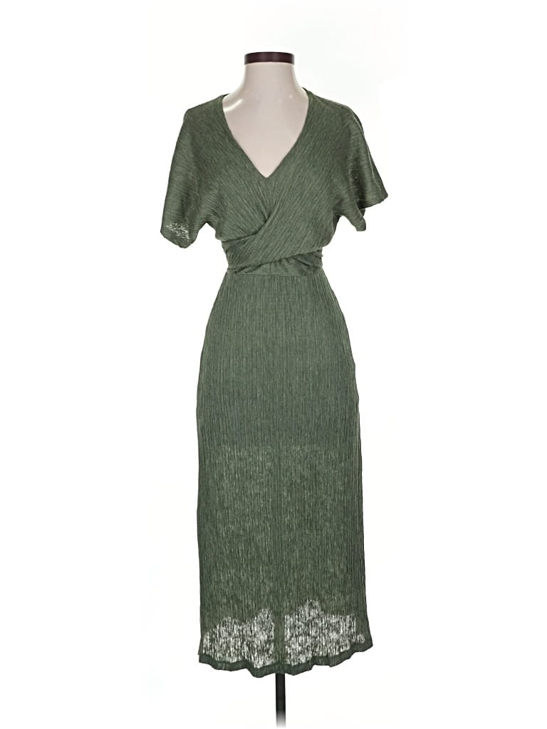 Pre-owned All In Favor Cocktail Dress In Green