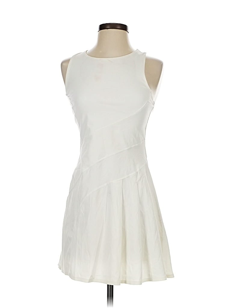 Pre-owned Sweaty Betty Casual Dress In White