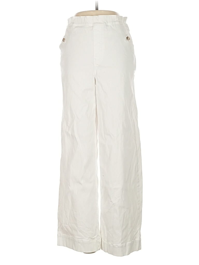 Pre-owned Spanx Casual Pants In White