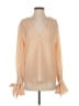 C/MEO Collective 100% Polyester Tan Long Sleeve Blouse Size S - photo 1