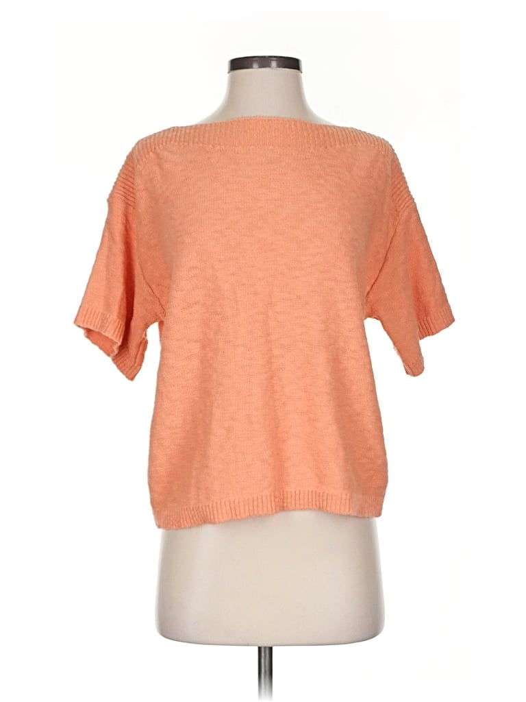 Pre-owned Ann Taylor Loft Outlet Cardigan Sweater In Orange