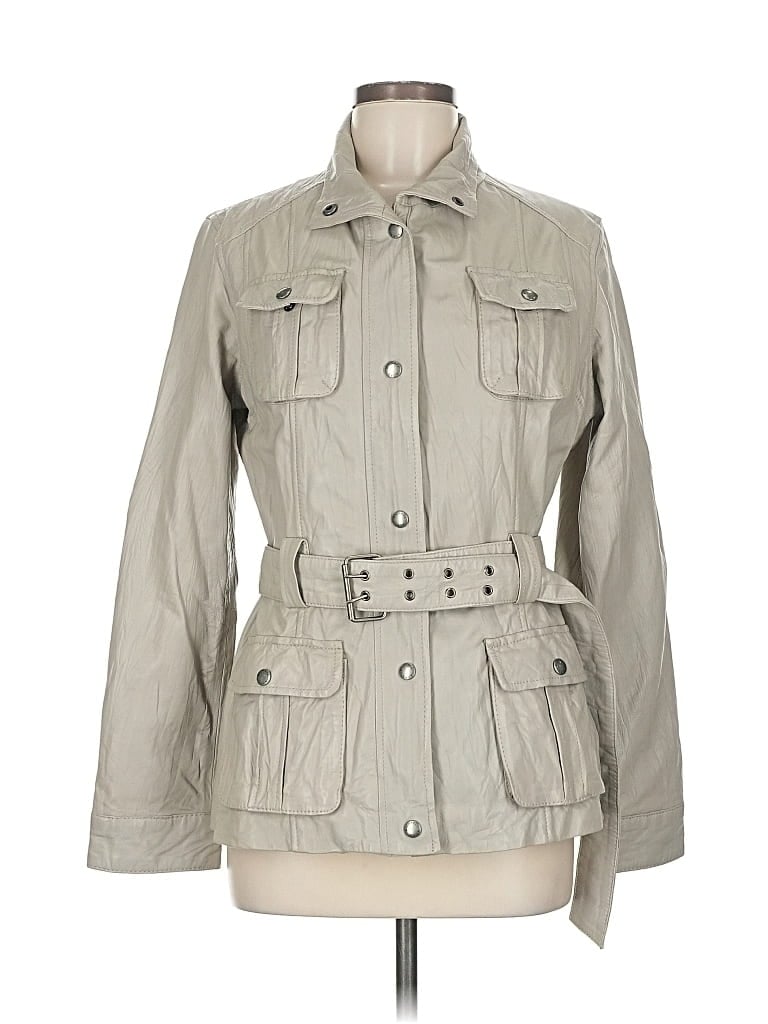 Pre-owned Michael Michael Kors Trenchcoat In Gray
