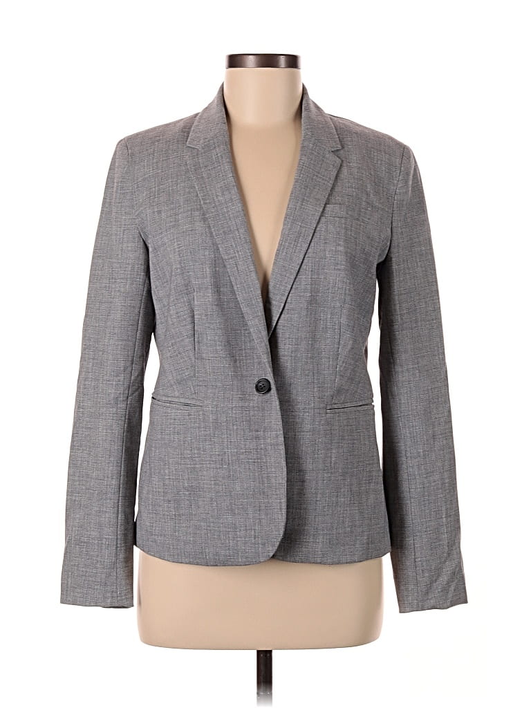 Pre-owned Banana Republic Factory Store Blazer Jacket In Gray