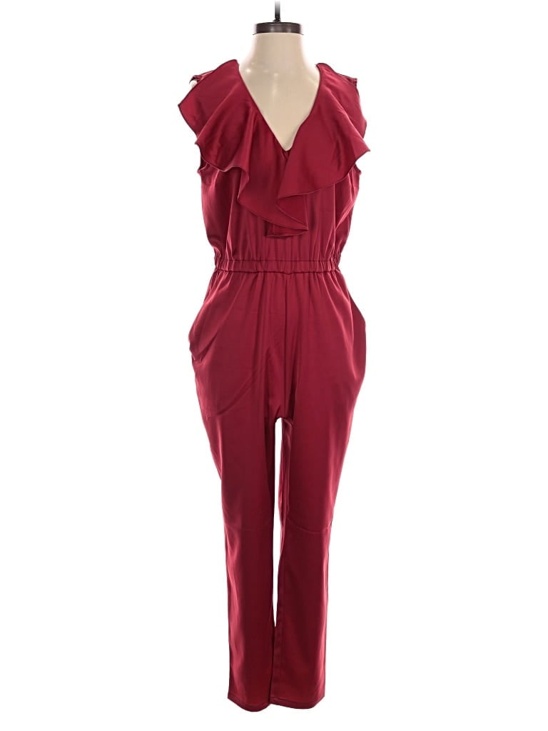 Pre-owned Plenty By Tracy Reese Jumpsuit In Burgundy