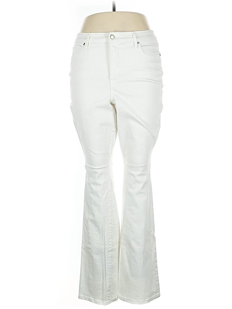 Pre-owned Good American Jeans In White