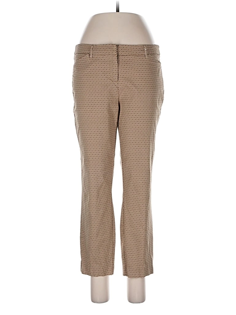 Pre-owned Adrienne Vittadini Khaki Pant In Brown