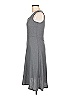 Studio One Solid Gray Casual Dress Size 10 - photo 5