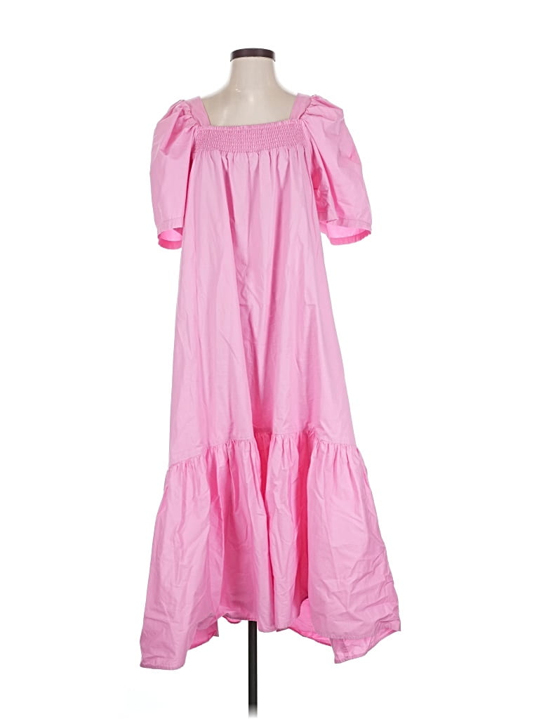Pre-owned H&m Casual Dress In Pink