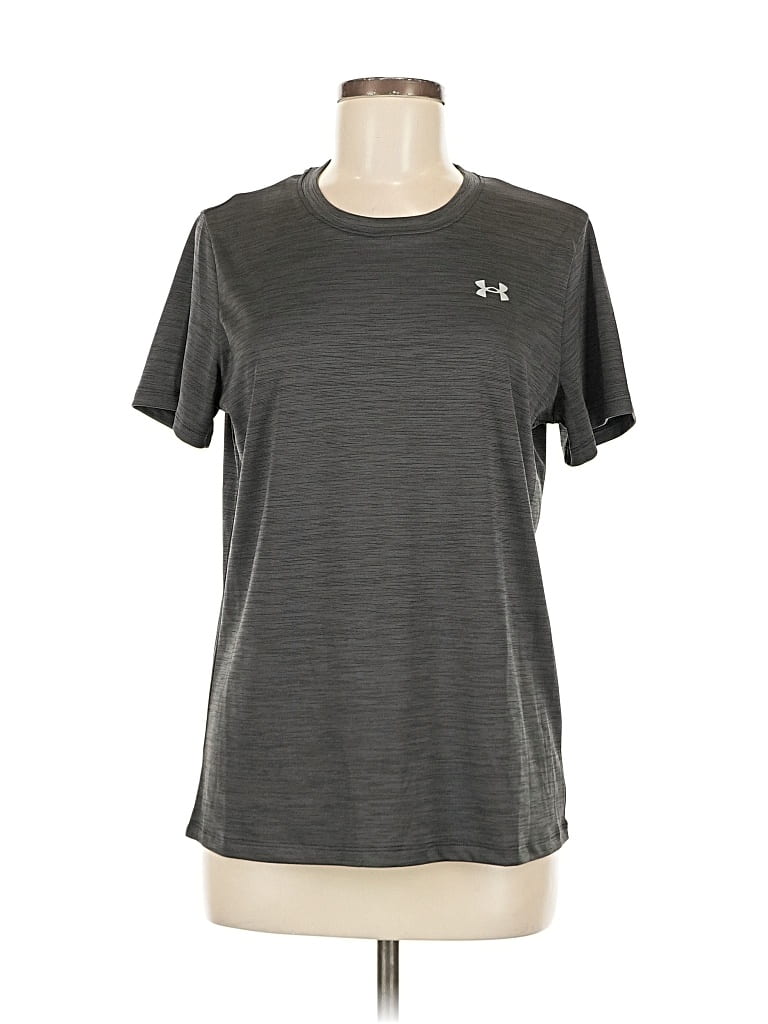 Pre-owned Under Armour Active T-shirt In Gray