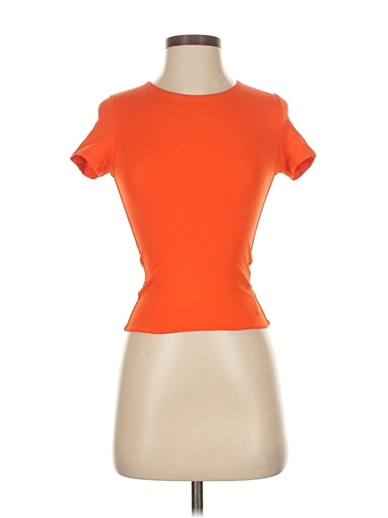 Pre-owned Contour Short Sleeve T-shirt In Orange