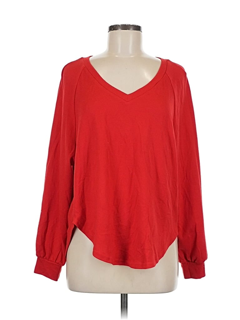 Pre-owned Exlura Pullover Sweater In Red