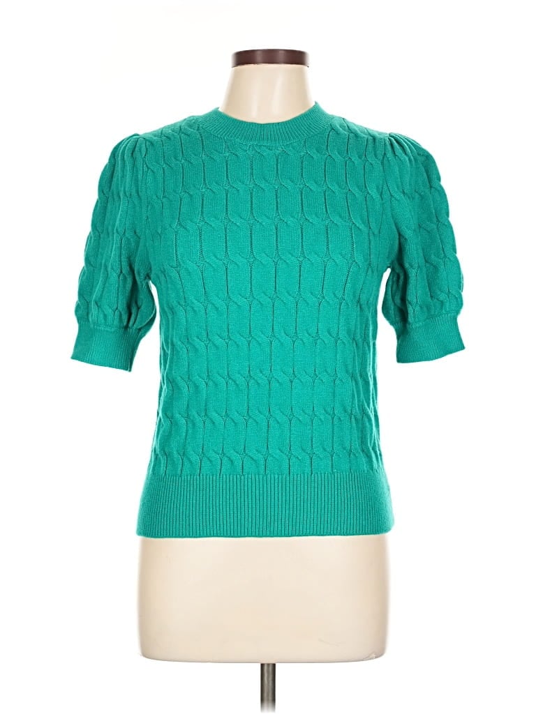 Pre-owned Ann Taylor Pullover Sweater In Blue