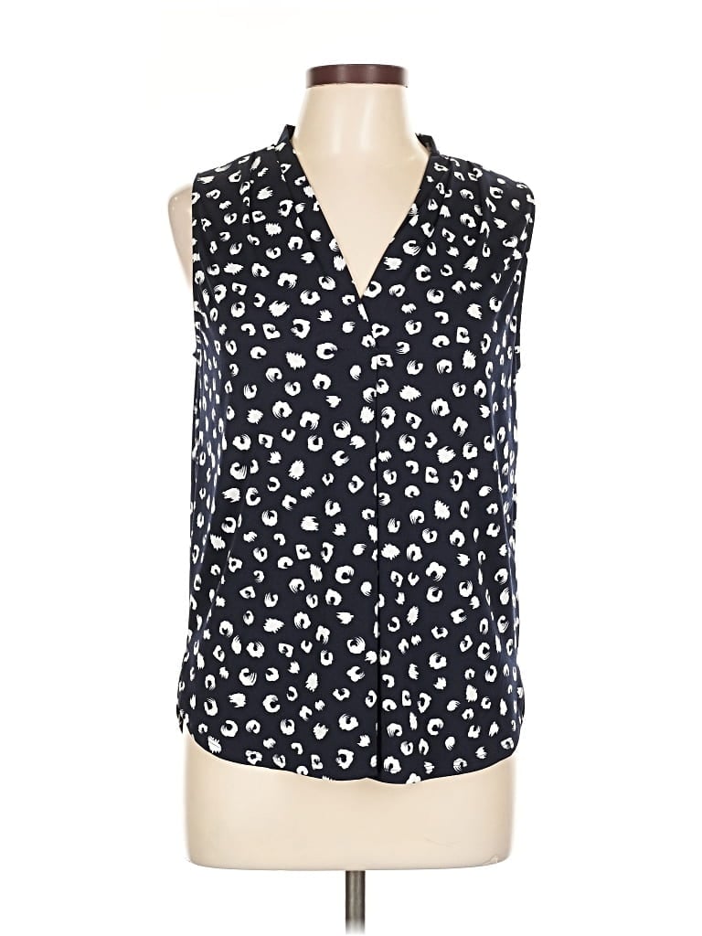 Pre-owned Beacon Sleeveless Blouse In Black