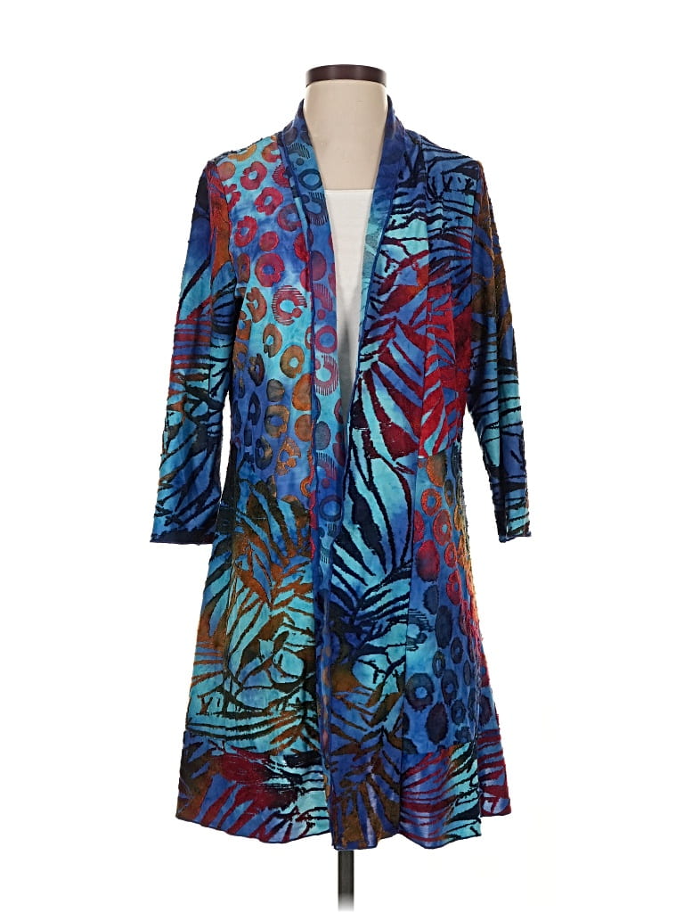 Pre-owned The Pyramid Collection Kimono In Blue