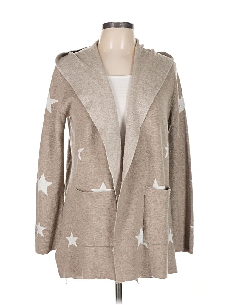 Pre-owned Splendid Cardigan Sweater In Brown