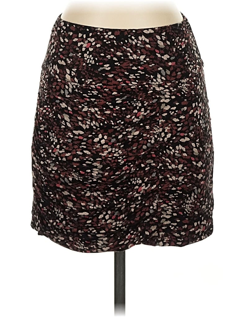 Pre-owned Free People Casual Skirt In Burgundy