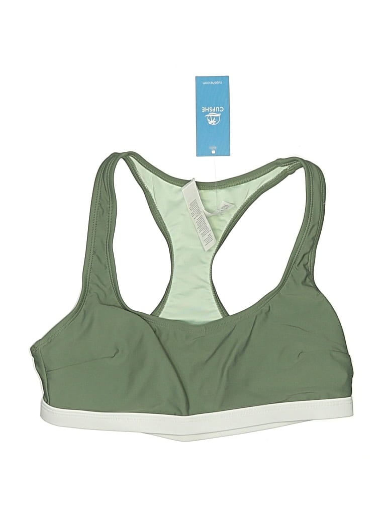 Cupshe Swimsuit Top Green Swimwear