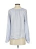 Banana Republic 100% Polyester Gray Long Sleeve Blouse Size XS - photo 2