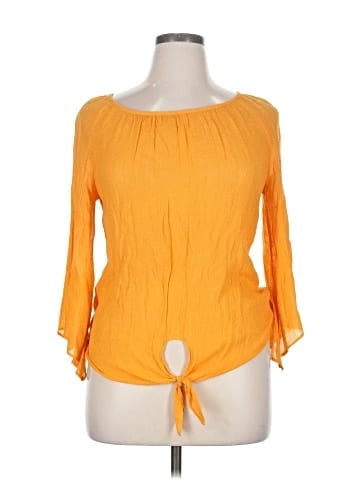 AGB 3/4 Sleeve Blouse (view 1)