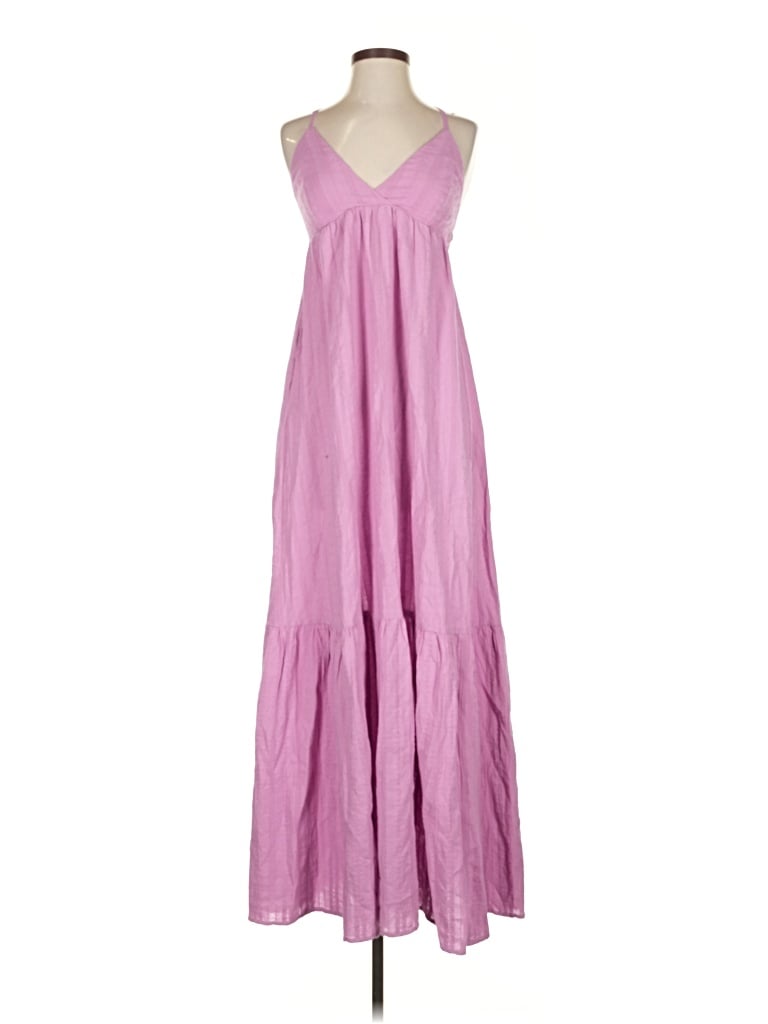 Pre-owned Marine Layer Casual Dress In Purple