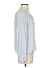Banana Republic 100% Polyester Gray Long Sleeve Blouse Size XS - photo 4