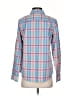 L.L.Bean 100% Cotton Plaid Blue Long Sleeve Button-Down Shirt Size XS - photo 2