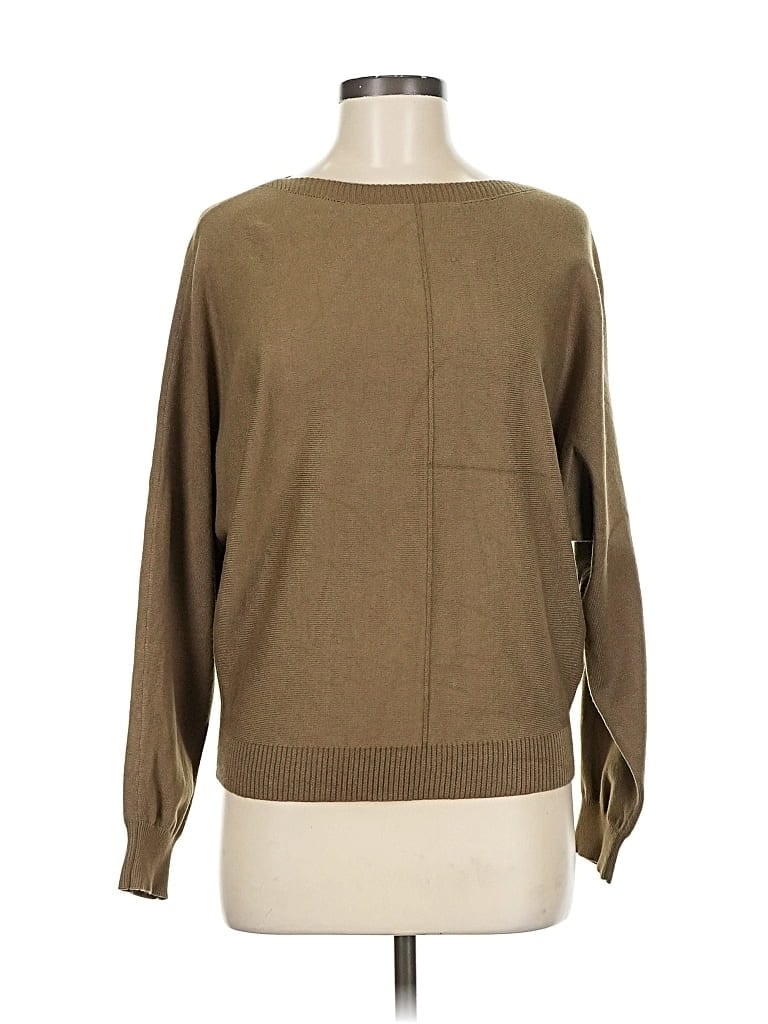 Pre-owned M Magaschoni Pullover Sweater In Brown