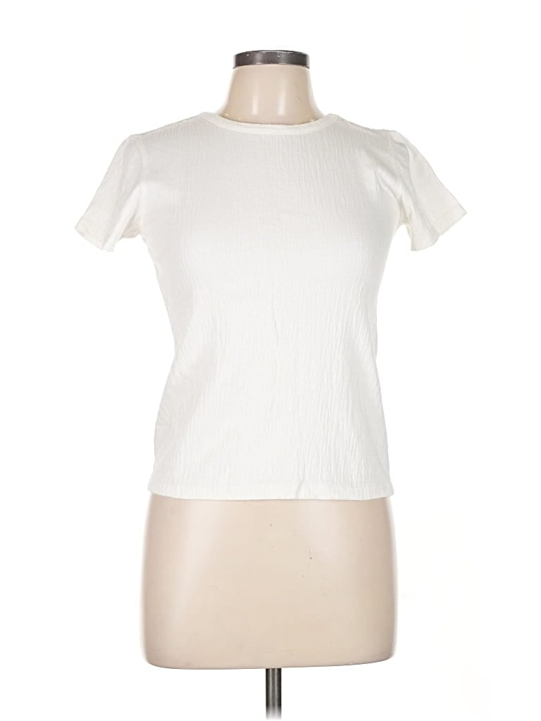 Pre-owned Roolee Short Sleeve T-shirt In White