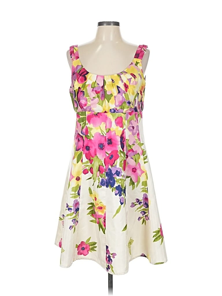 Pre-owned Dressbarn Casual Dress In White