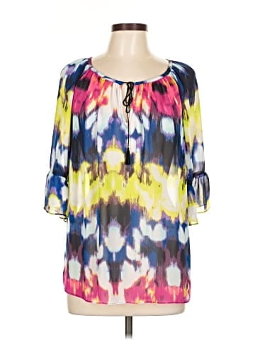 Milly 3/4 Sleeve Blouse (view 1)