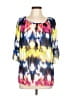 Milly 100% Polyester Blue 3/4 Sleeve Blouse Size L - photo 1